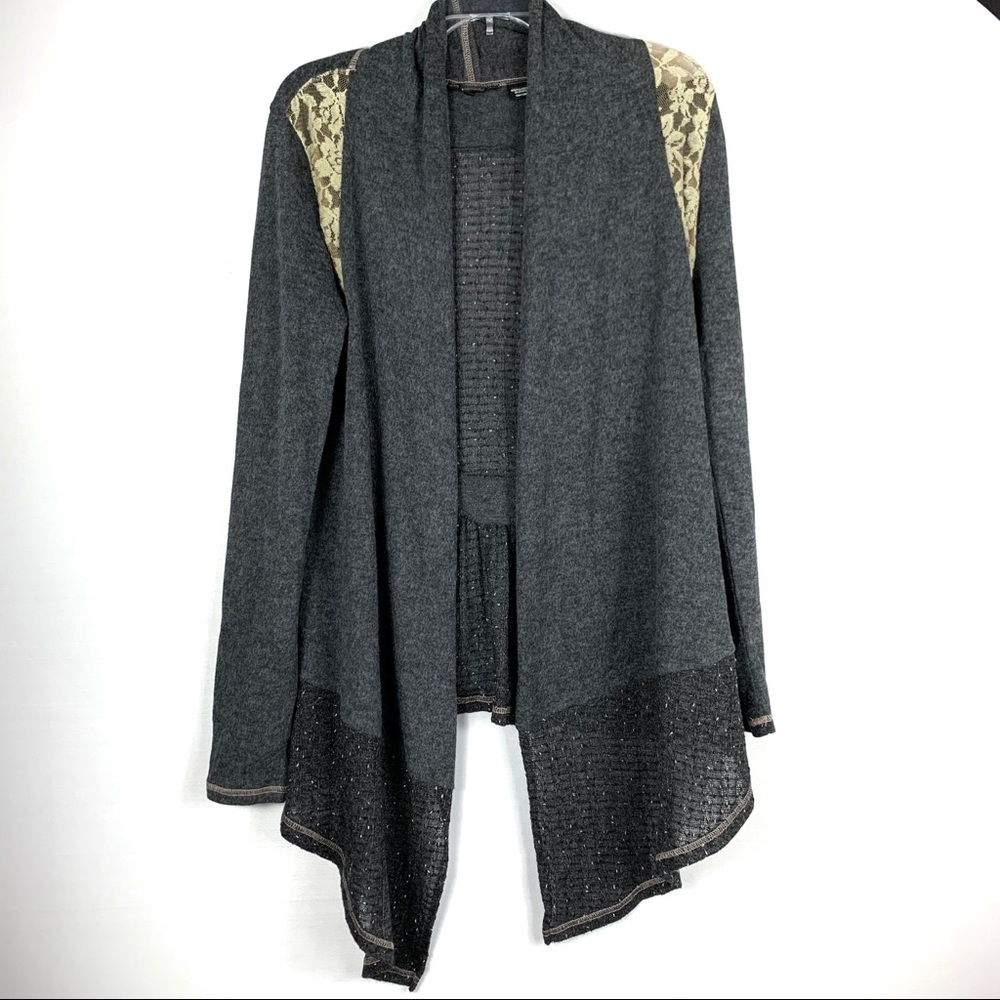 MISS ME open front draped cardigan